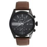 Men's Casual Black Round Dial Watch - NT3165NL01