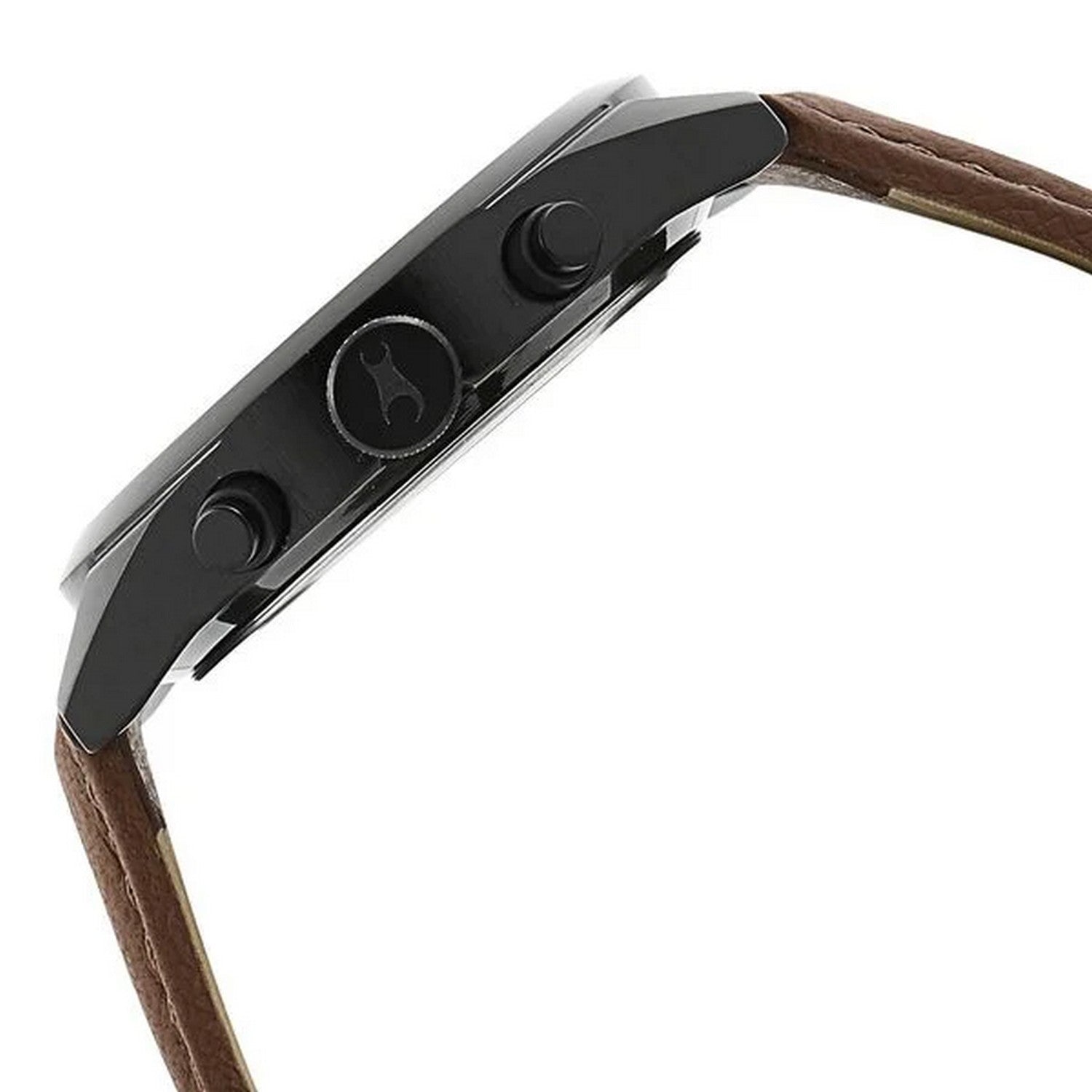 Men's Casual Black Round Dial Watch - NT3165NL01