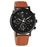 Men's Sporty Black Round Dial Watch - NT3287KL01