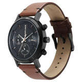 Men's Fashion Black Round Dial Watch - NT3287NL01