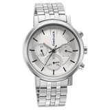 Men's Fashion Silver Round Dial Watch - NT3287SM01