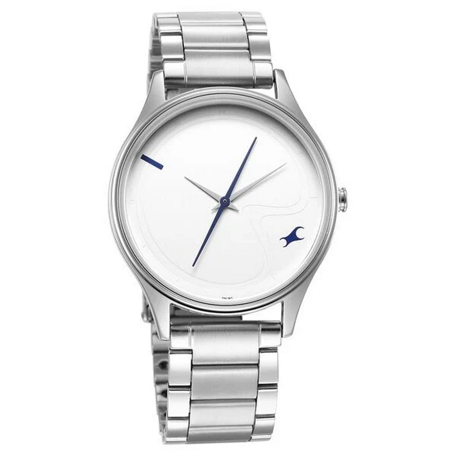 Men's Casual Blue Round Dial Watch - NT3290SM01