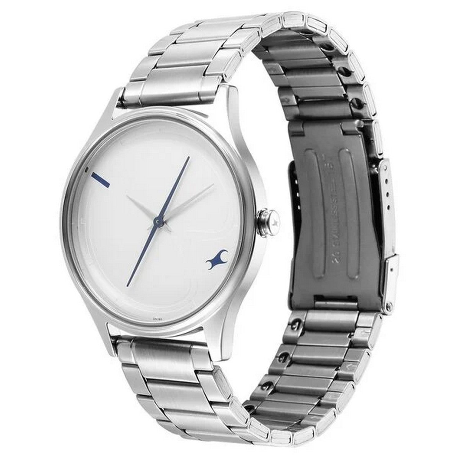 Men's Casual Blue Round Dial Watch - NT3290SM01