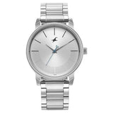 Men's Casual Grey Round Dial Watch - NT3291SM02