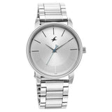 Men's Casual Grey Round Dial Watch - NT3291SM02