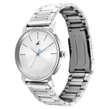 Men's Casual Grey Round Dial Watch - NT3291SM02