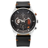 Men's Fashion Black Round Dial Watch - NT3315KL01