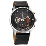 Men's Fashion Black Round Dial Watch - NT3315KL01