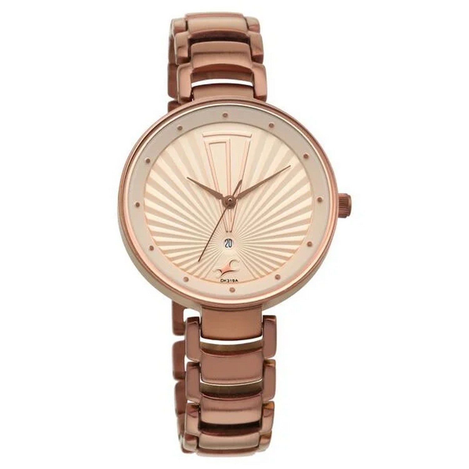 Women's Fashion Pink Round Dial Watch - NT6216QM01