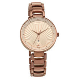 Women's Fashion Pink Round Dial Watch - NT6216QM01