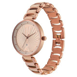 Women's Fashion Pink Round Dial Watch - NT6216QM01
