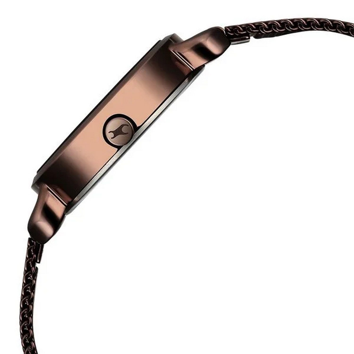 Women's Fashion Brown Round Dial Watch - NT6221QM01F