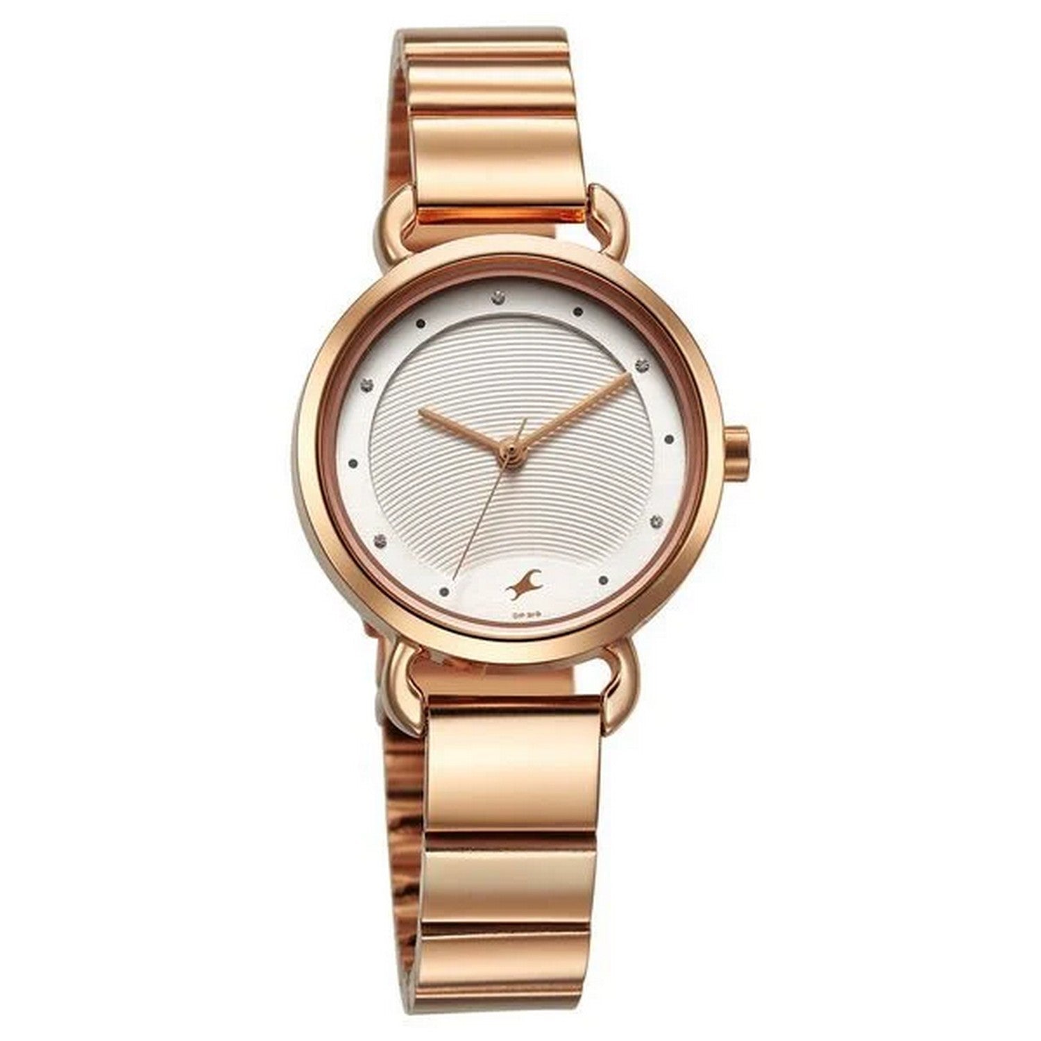 Women's Fashion Silver Round Dial Watch - NT6221WM02F