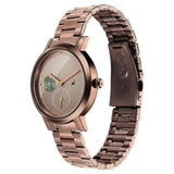 Women's Fashion Brown Round Dial Watch - NT6225QM01