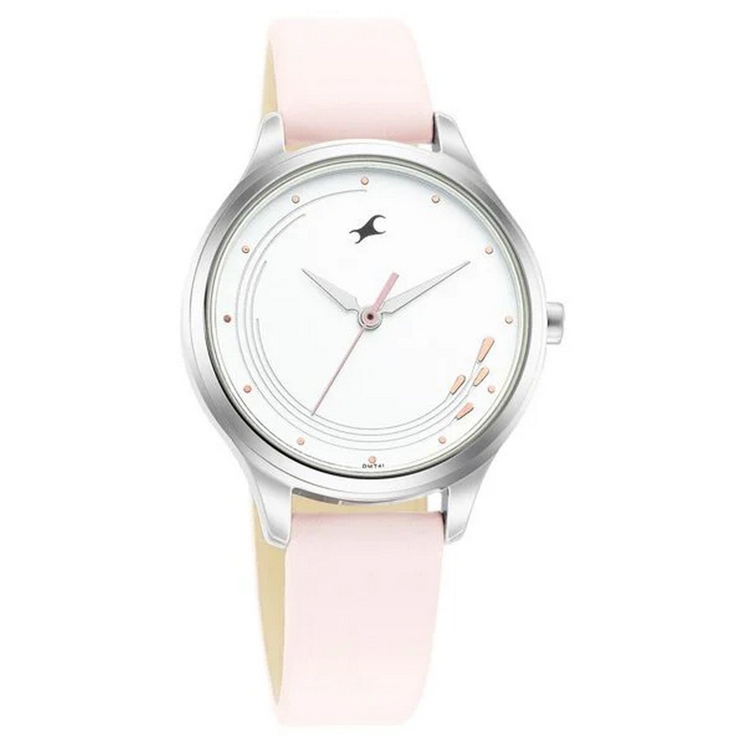 Women's Casual White Round Dial Watch - NT6248SL01