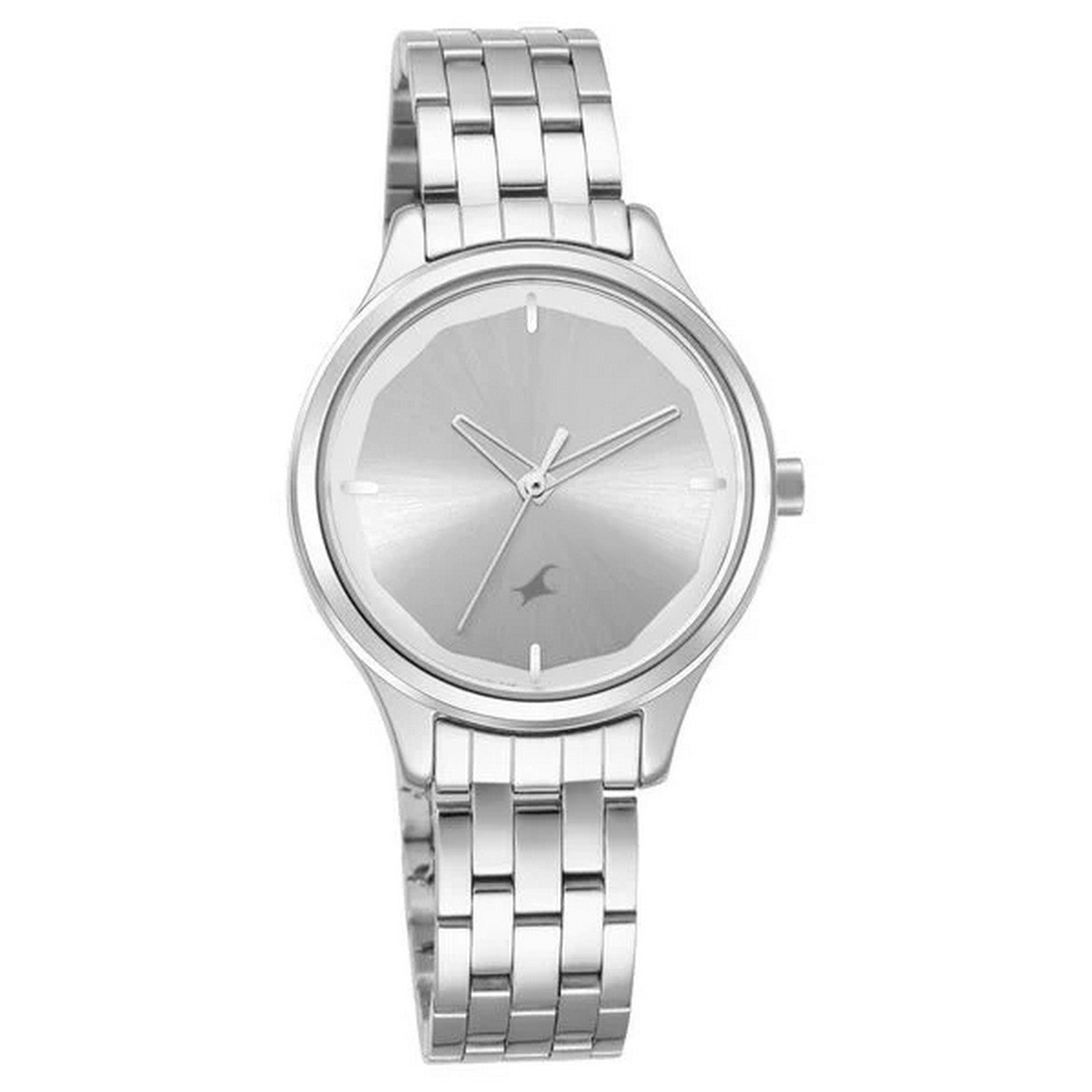 Women's Casual Silver Round Dial Watch - NT6248SM01