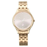 Women's Casual Rose Gold Copper Round Dial Watch - NT6248WM01