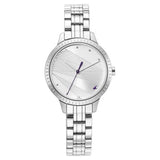Women's Casual Silver Variations Round Dial Watch - NT6267SM01