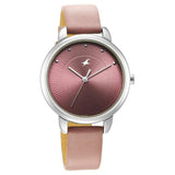 Women's Casual Violet Round Dial Watch - NT6282SL02