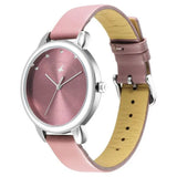 Women's Casual Violet Round Dial Watch - NT6282SL02