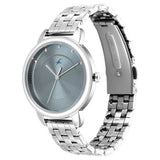 Women's Casual Blue Round Dial Watch - NT6282SM02