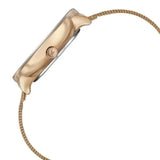 Women's Fashion Rose Gold Copper Round Dial Watch - NT6303WM01