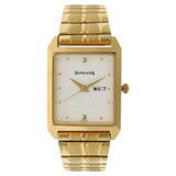 Men's Essen White Rectangular Dial Watch - NT7007YM03