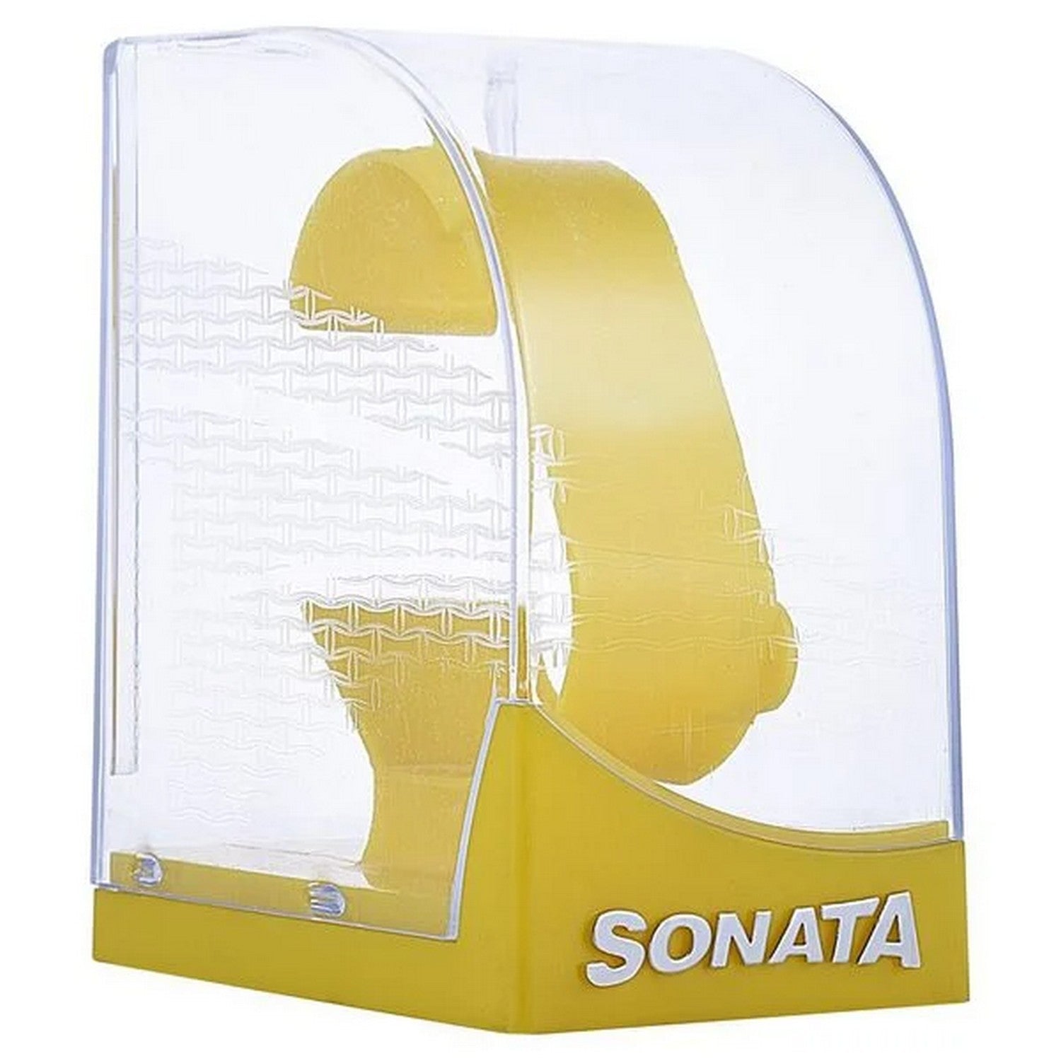 Men's Essen Champagne Rectangular Dial Watch - NT7078YM04