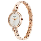 Women's White Round Dial Watch - NT95278WM01
