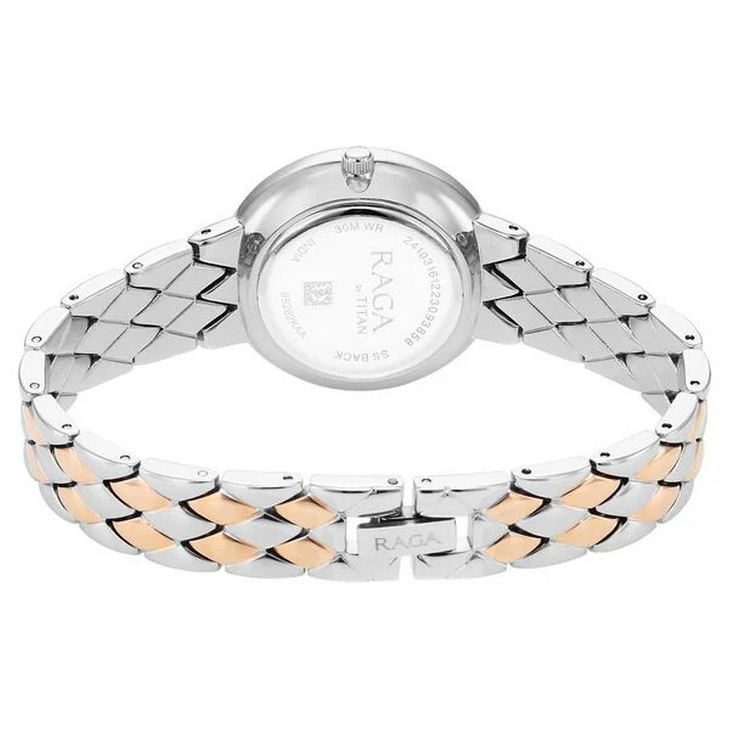 Women's Silver Round Dial Watch - NT95282KM01