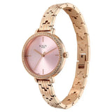 Women's Pink Round Dial Watch - NT95286WM01