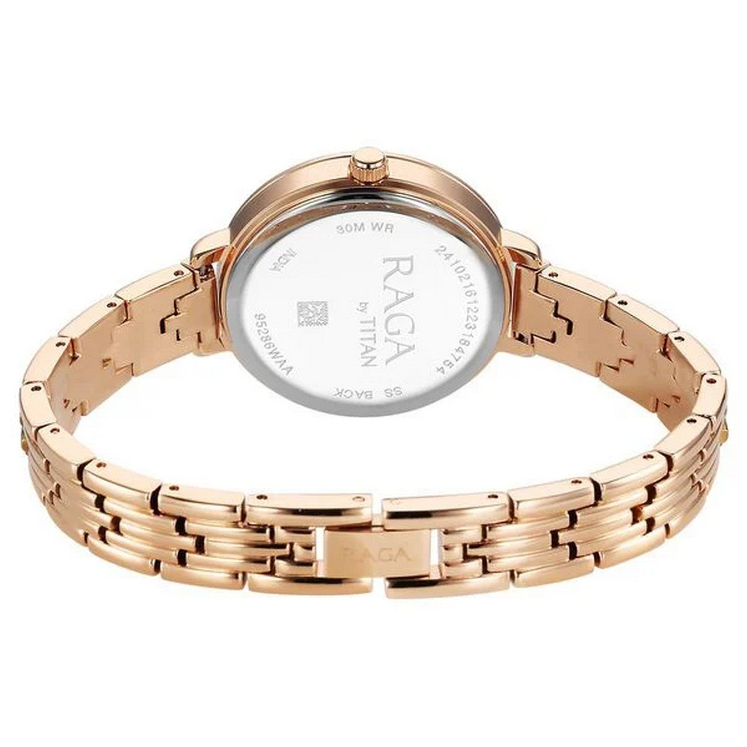 Women's Pink Round Dial Watch - NT95286WM01