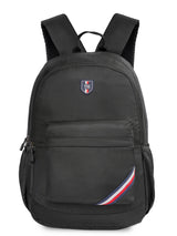 Unisex Black Casual Solid Backpack