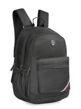 Unisex Black Casual Solid Backpack