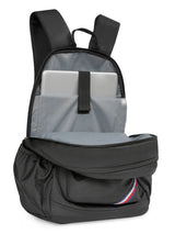 Unisex Black Casual Solid Backpack