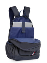 Unisex Navy Casual Solid Backpack