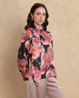 Women's Multicolor Casual Full Sleeves Top