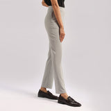 Women's Gray Casual Solid Pant