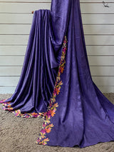 Women's Purple Modal Saree