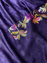 Women's Purple Modal Saree