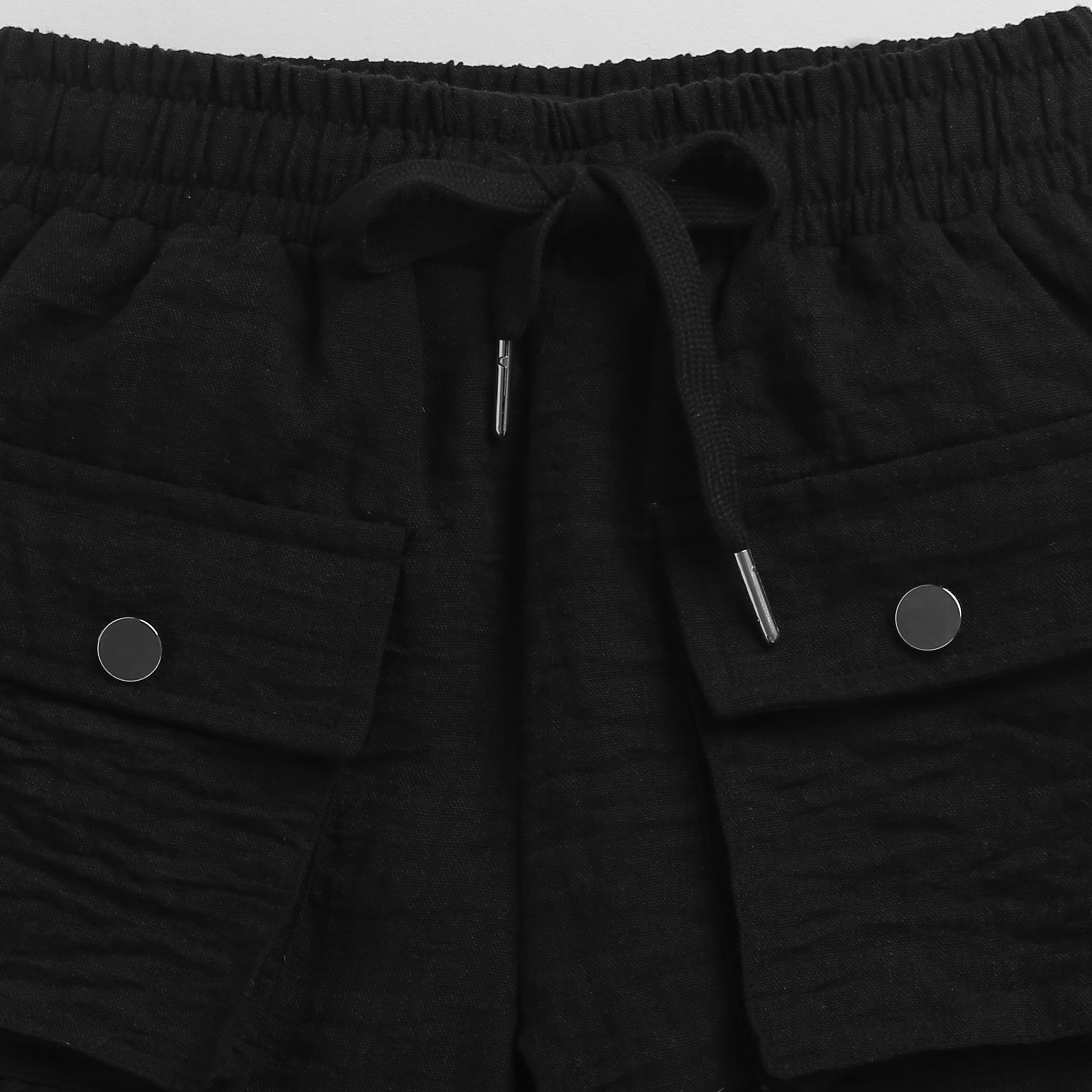Girls Black Casual Pant