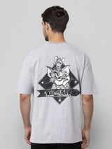 Men's Boxy Tom & Jerry Printed Round Neck Tshirt