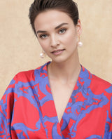 Women's Red Casual Full Sleeves Top