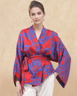 Women's Red Casual Full Sleeves Top