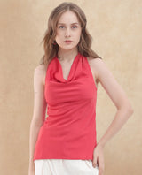 Women's Red Sleeveless Top