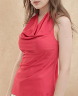 Women's Red Sleeveless Top