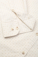 Men's Khaki Casual Full Sleeves Shirt