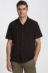 Men's Red Casual Half Sleeves Shirt