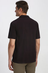 Men's Red Casual Half Sleeves Shirt