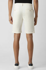 Men's Beige Casual Regular Fit Printed Shorts